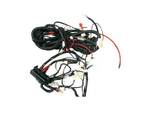 main_line_and_stay_wire_of_finished_vehicle